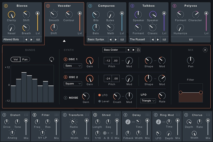 iZotope VocalSynth Pro – Plugin chuyên về âm thanh