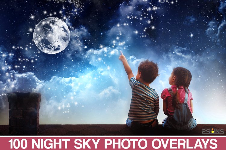 100 Night Sky Overlays – Bộ thư viện ghép bầu trời đêm 100 Night Sky Overlays – Bộ thư viện ghép bầu trời đêm