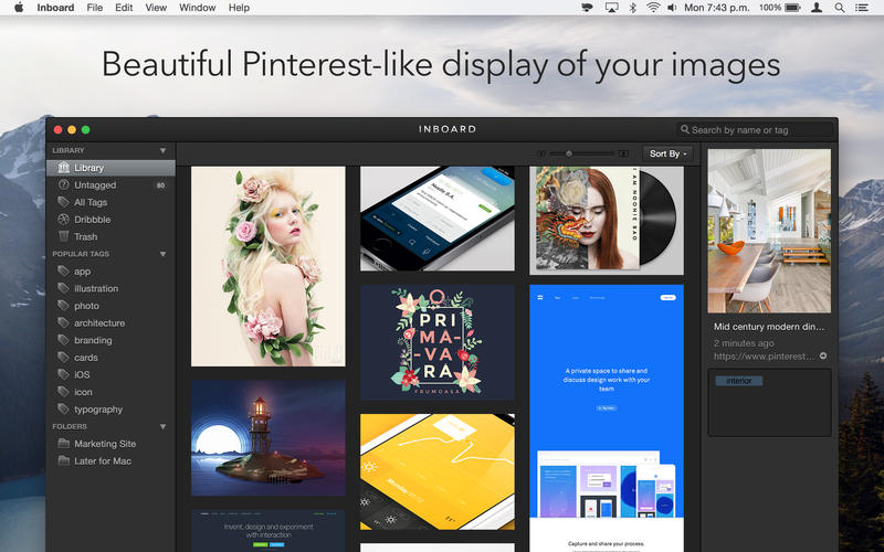 Inboard – Phần mềm tổ chức, quản lý ảnh