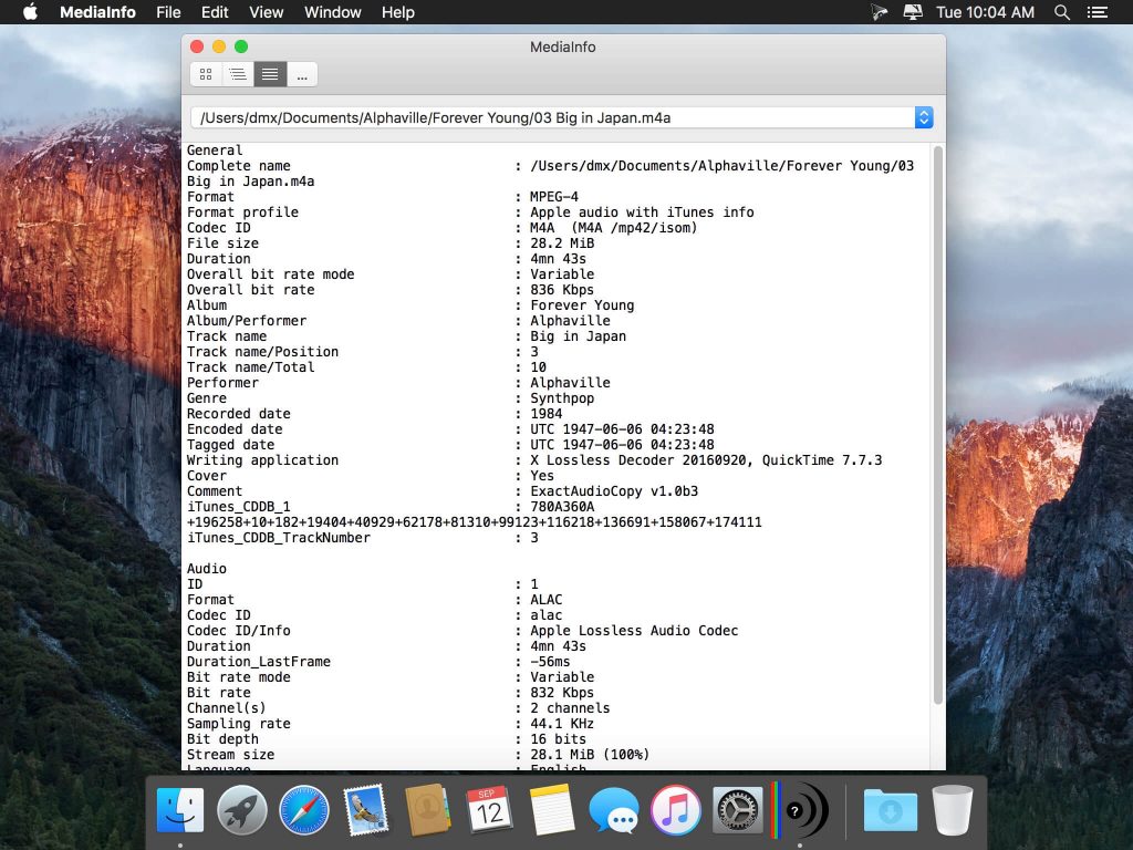 MediaInfo – Hiển thị thông tin chi tiết của file Media