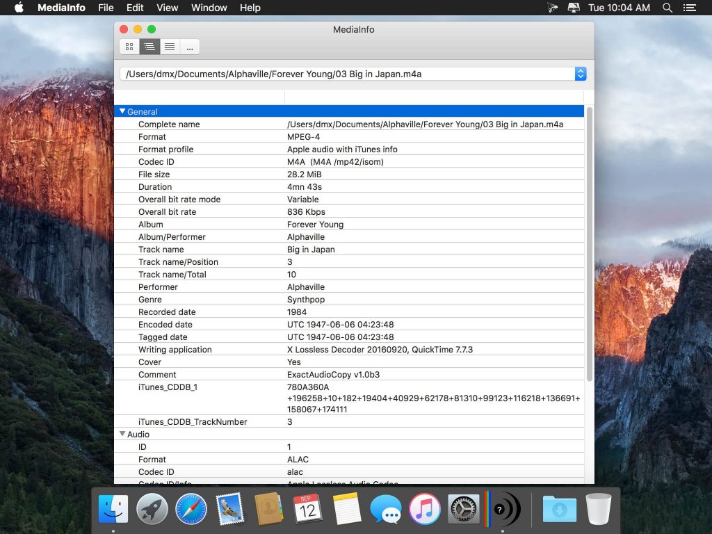 MediaInfo – Hiển thị thông tin chi tiết của file Media