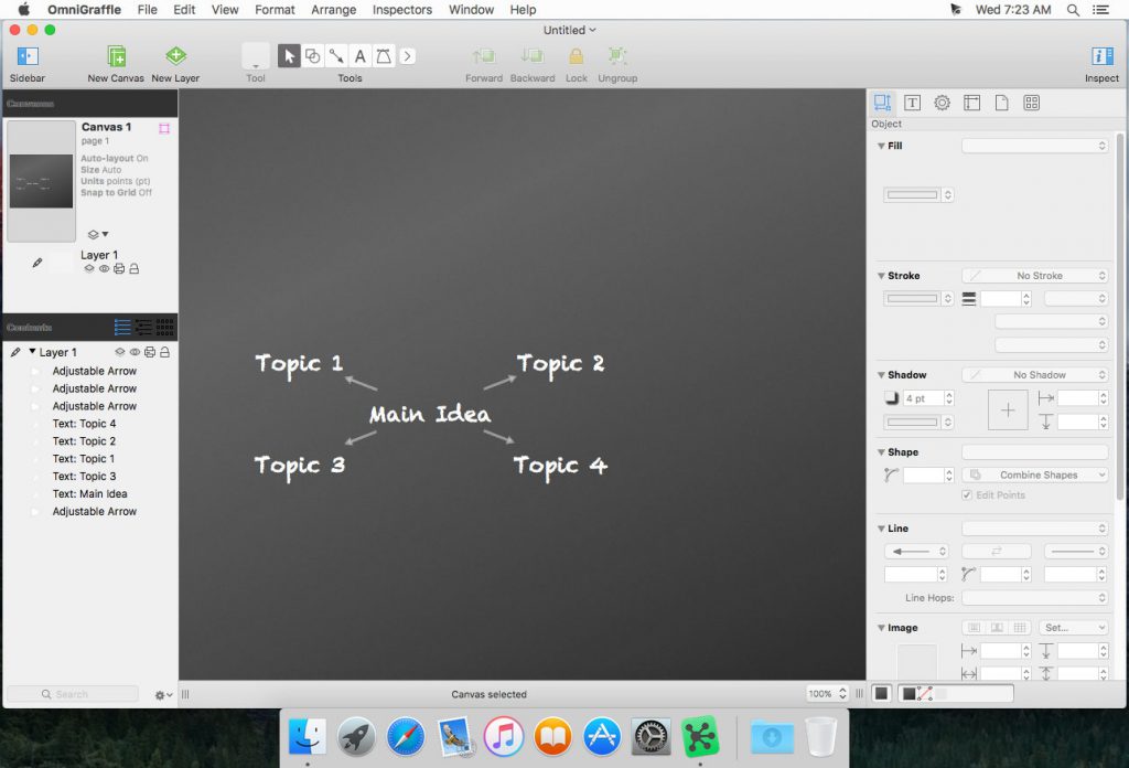1506405178_omnigraffle_01-1024x696-1 OmniGraffle Pro – ứng dụng vẽ sơ đồ tư duy trên Mac
