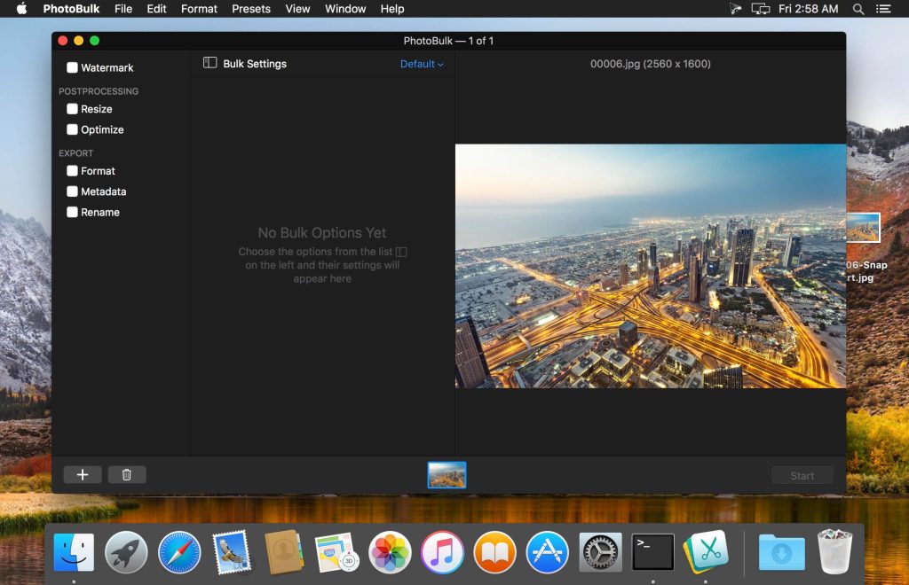 PhotoBulk: Phần mềm chỉnh sửa, thêm watermark hàng loạt cho ảnh