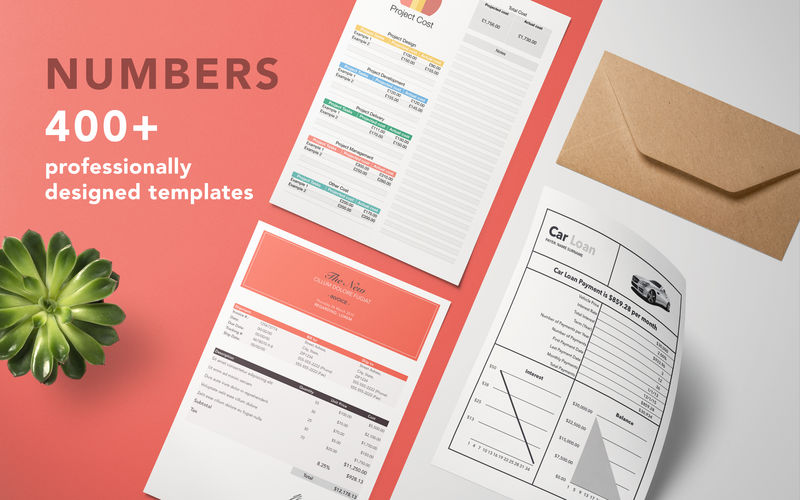 DesiGN for Numbers – Templates – Mẫu template cho Numbers