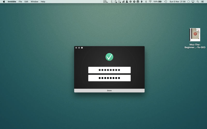 Invisible – Công cụ ẩn/giấu file trên Mac