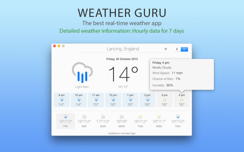 1512308253_weather-guru_02 Weather Guru – Xem thời tiết trên Mac