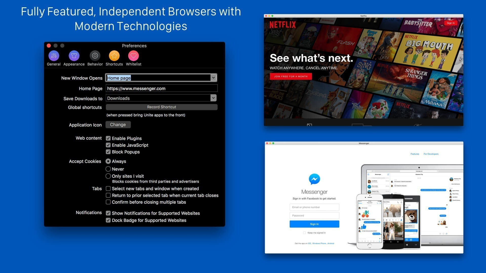 Unite – Dễ dàng chuyển Website của bạn thành ứng dụng trên Mac