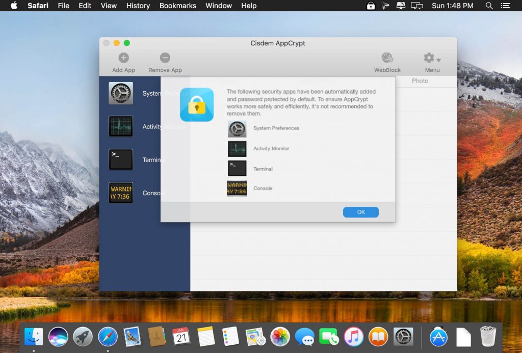Cisdem AppCrypt – Đặt mật khẩu cho ứng dụng trên Mac