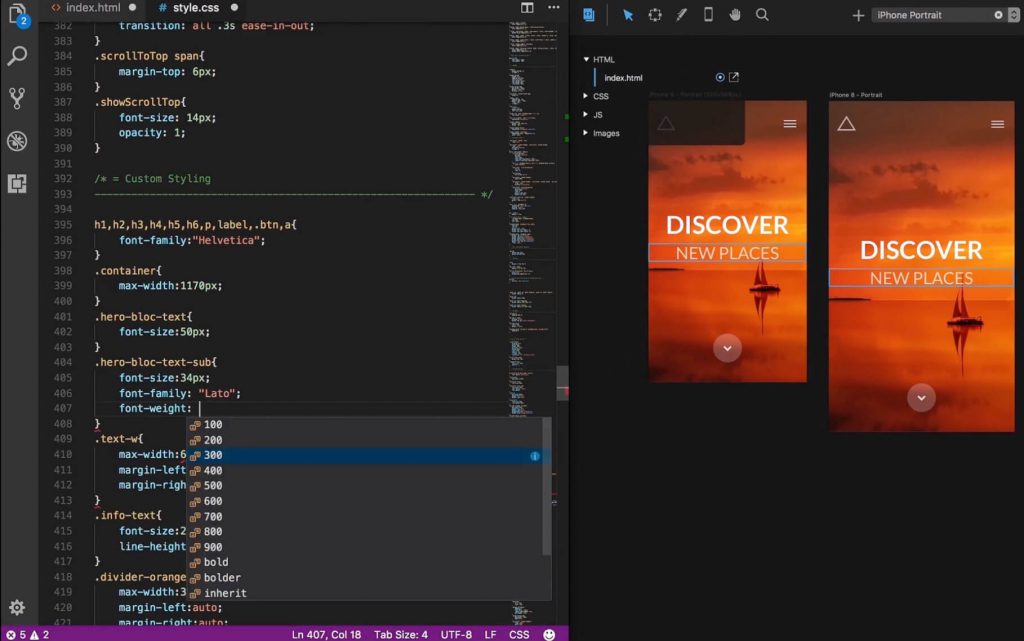 Solis – Live Design Output HTML, CSS, SCSS