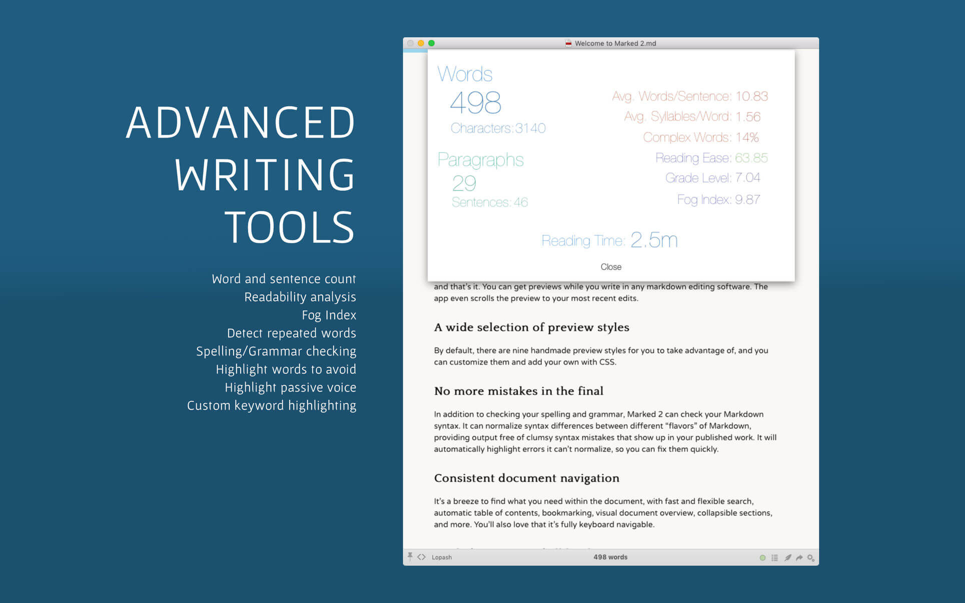 Marked – Trình Markdown preview gọn nhẹ
