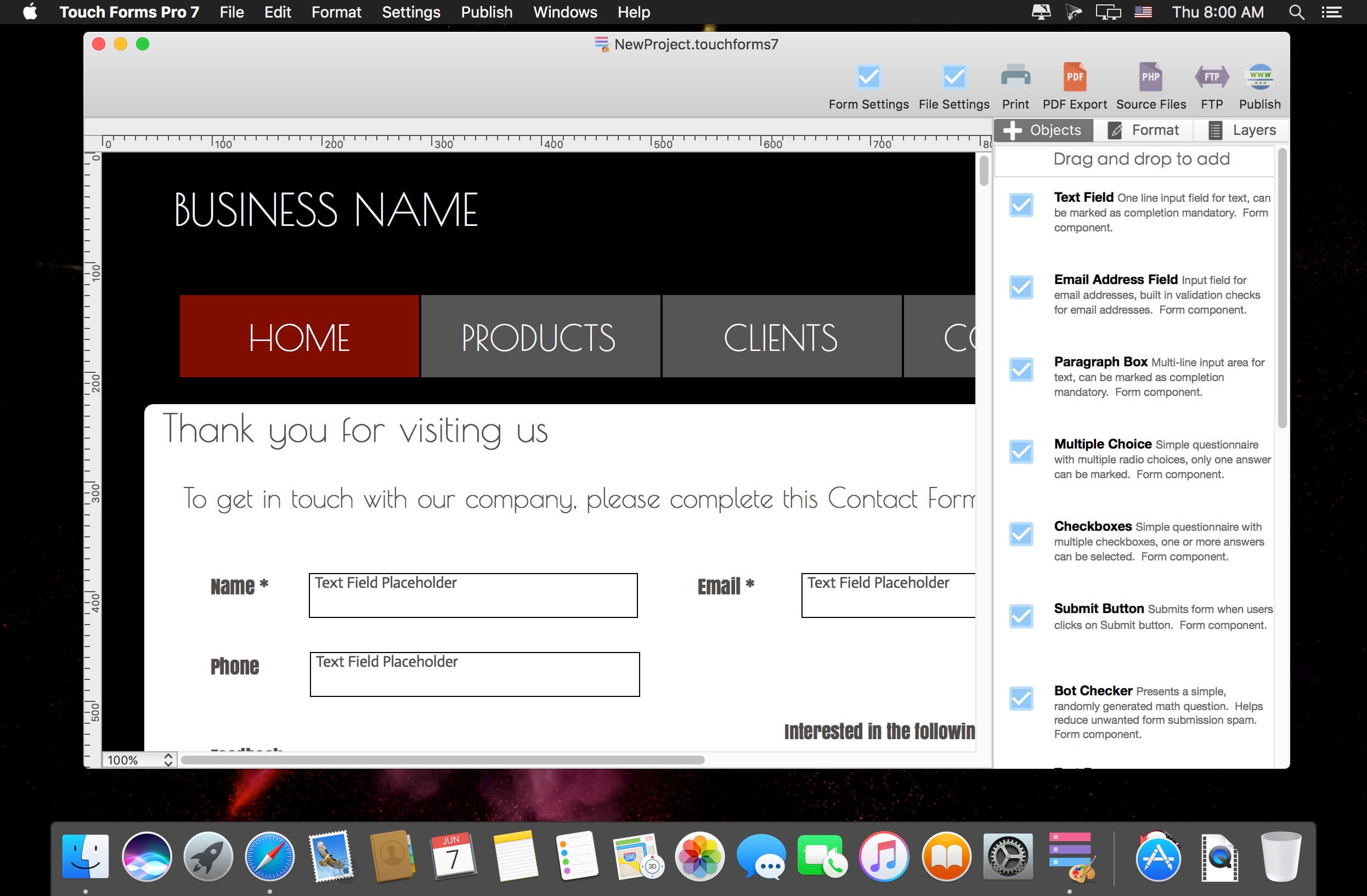1528347811_touch-forms-pro_03 Touch Forms Pro – Công cụ tạo Form trực quan cho Web