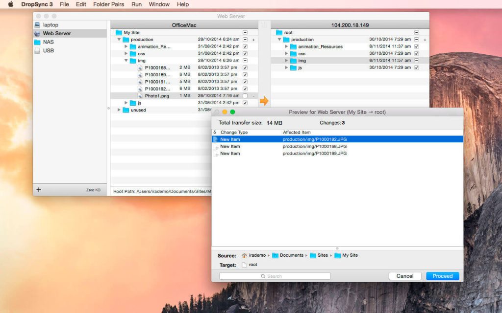 DropSync – Đồng bộ, sao chép dữ liệu giữa các thư mục