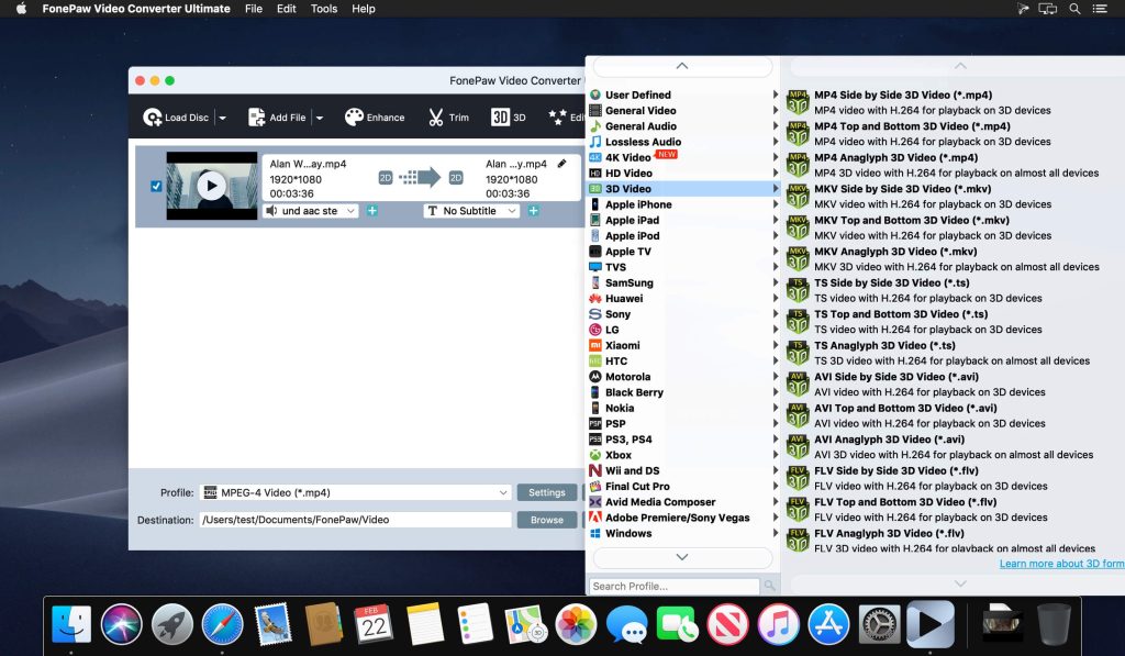 FonePaw Video Converter Ultimate cho Mac – Ứng dụng chuyển đổi định dạng Video