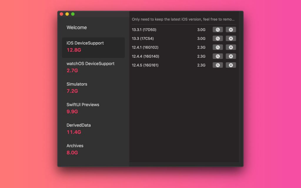 1590903780_cleaner_for_xcode_03-1024x640-1 Cleaner for Xcode – Dọn dẹp và tăng tốc Xcode