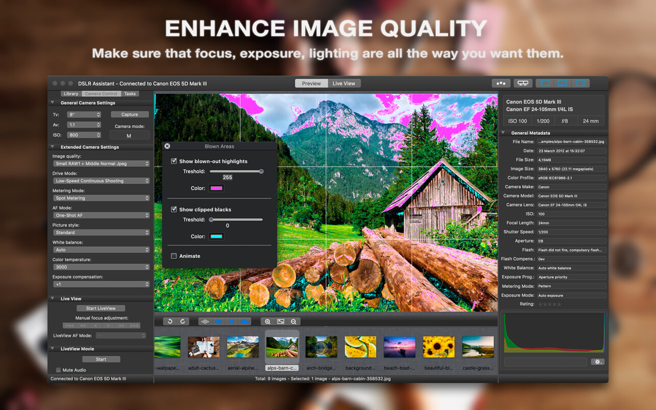1598196124_dslr-assistant_03 DSLR Assistant – Kết nối vs điều khiển máy ảnh Canon trên Mac