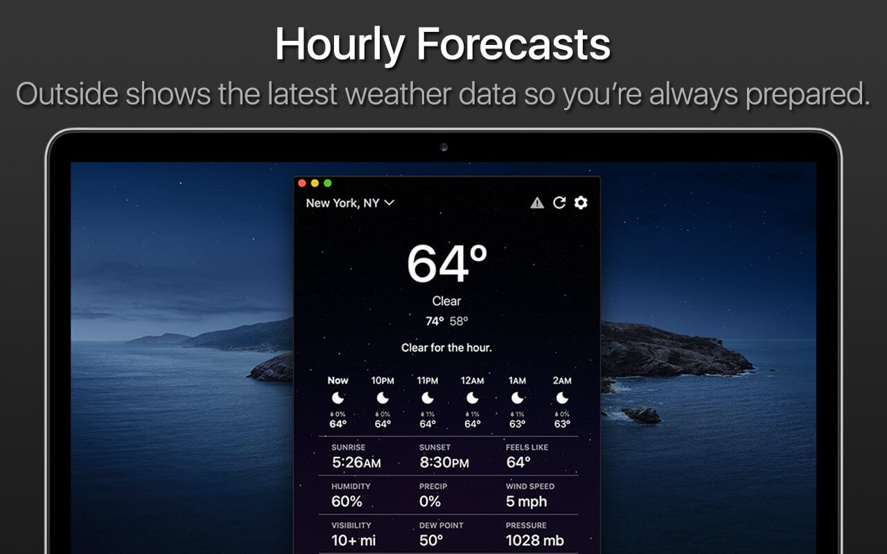 1599373442_outside_02 Outside – Ứng dụng theo dõi thời tiết
