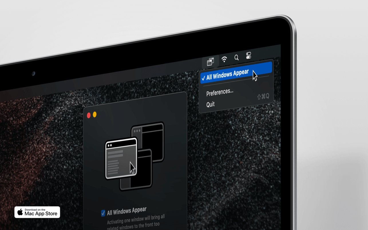 All Windows Appear – Quản lý cửa sổ “theo cách của bạn”