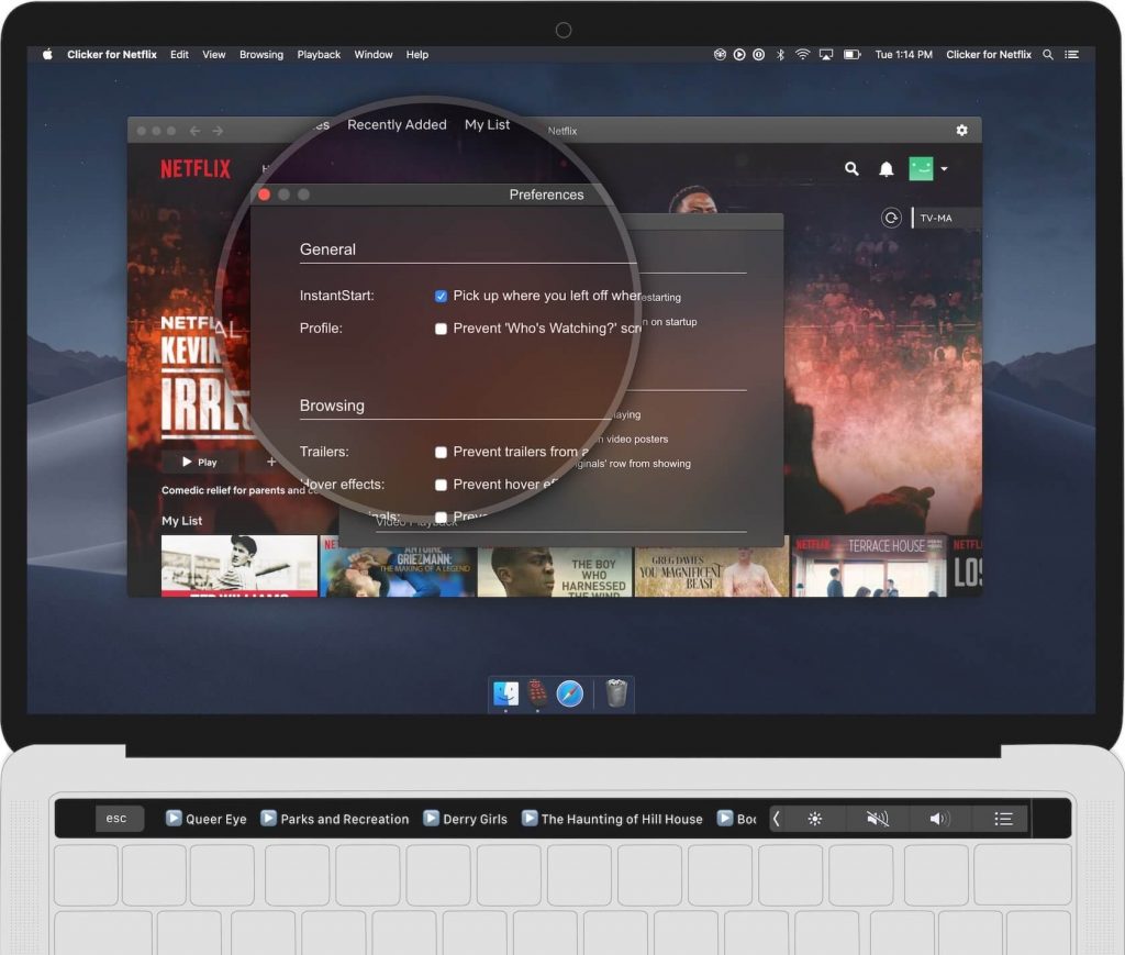 Clicker for Netflix – Trình xem Netflix chuyên dụng