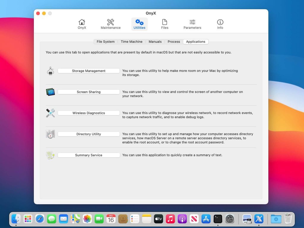 [Free] OnyX – Công cụ bảo trì, chuẩn đoán và tối ưu hóa hệ thống