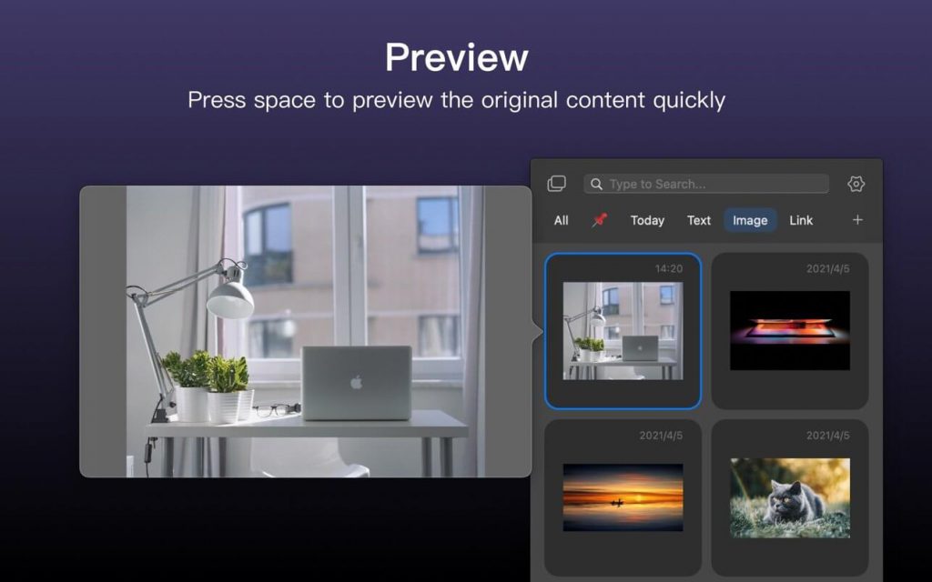 1618241186_pastenow_02-1024x640-1 PasteNow – Thêm một công cụ quản lý Clipboard trên Mac