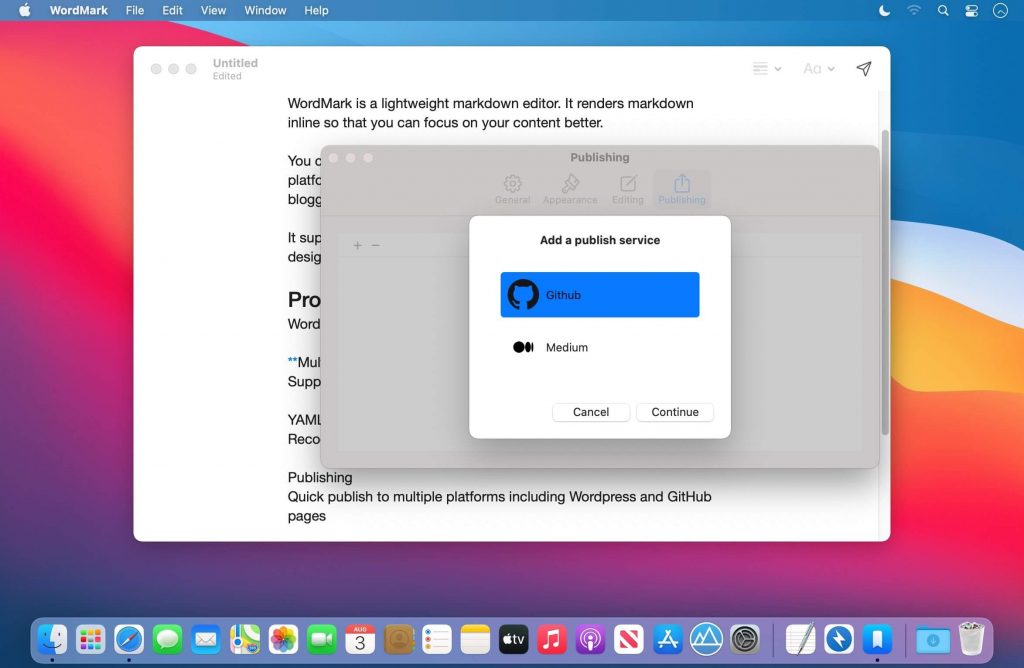 WordMark – Markdown Editor dành cho các blogger.