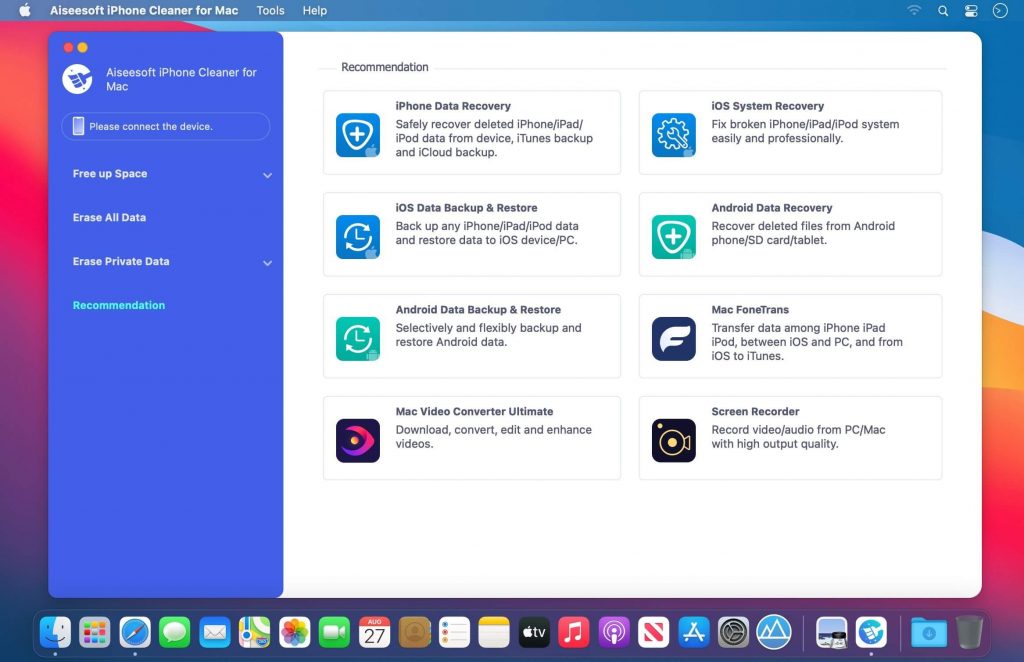 Aiseesoft iPhone Cleaner – Phần mềm dọn dẹp iPhone chuyên dụng