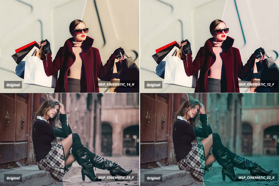 3d Luts – Cinematic Film Looks vol 1 – 25 Luts 3D màu đẹp