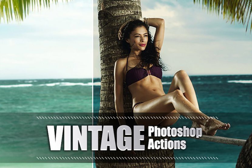 40 Vintage Photoshop Actions – 40 Action phong cách cổ điển