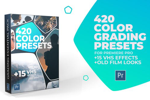 420 Cinematic Color Presets, 15 VHS Video Effects, Old Film Looks – Bộ 420 preset màu, VHS