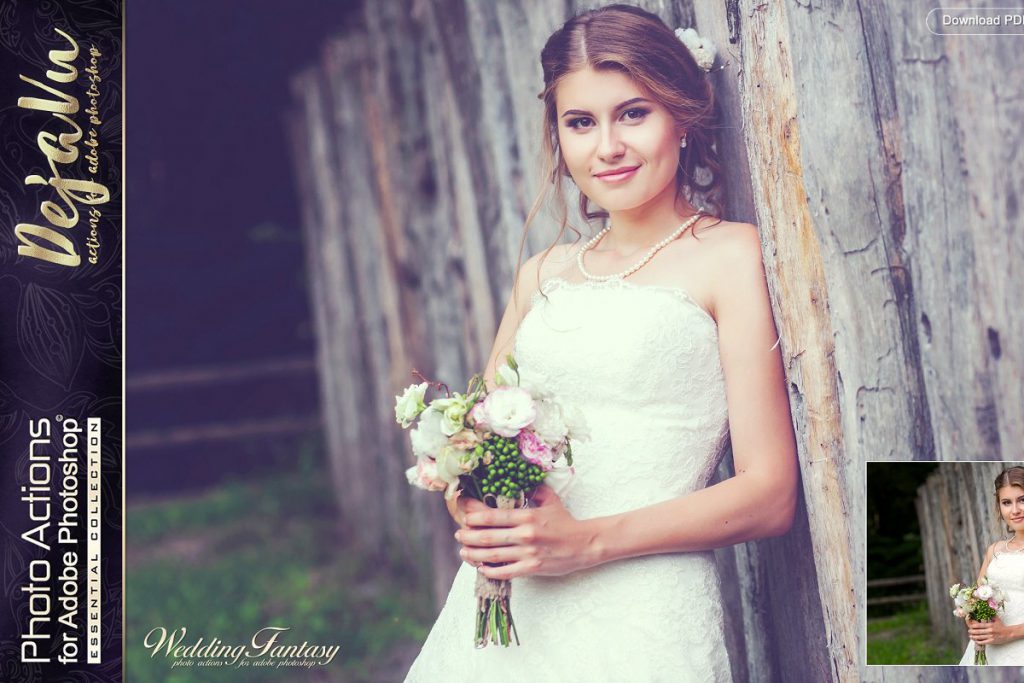 Actions for Photoshop / Wedding – Bộ Action chuyên cho ảnh cưới
