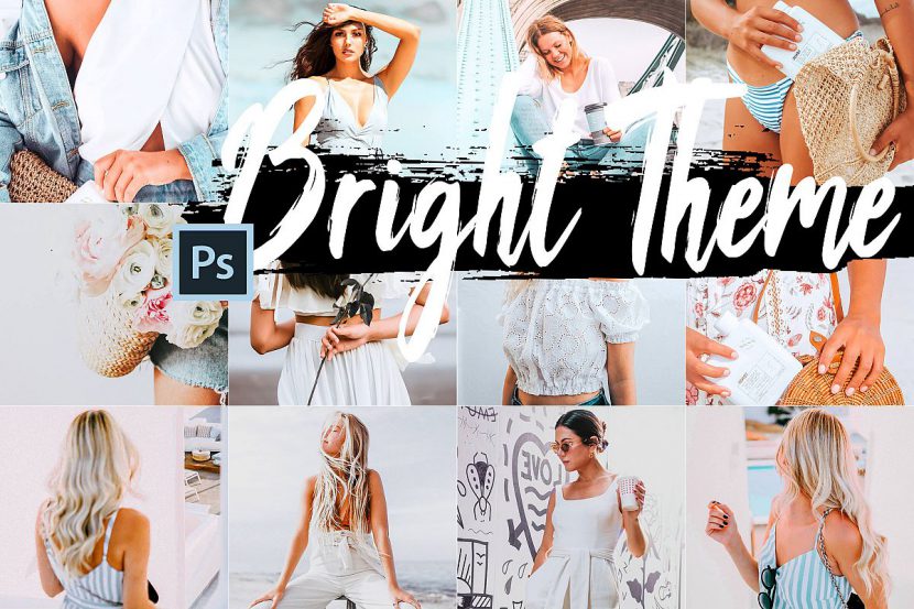 5 Bright Photoshop Actions+LUTs – 5 Bright Photoshop Actions, ACR và LUT Presets