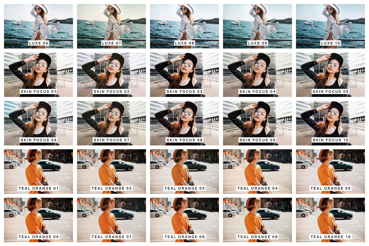 50-influencer-lightroom-presets-luts2 50 Influencer Lightroom Presets LUTs – 50 Preset, LUTS chỉnh màu đẹp