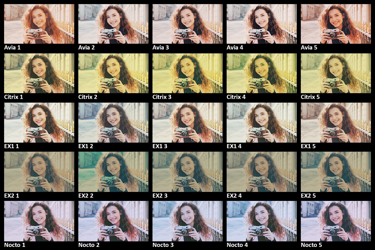 50 Lomography Lightroom Presets – 50 Preset chỉnh màu cực chất