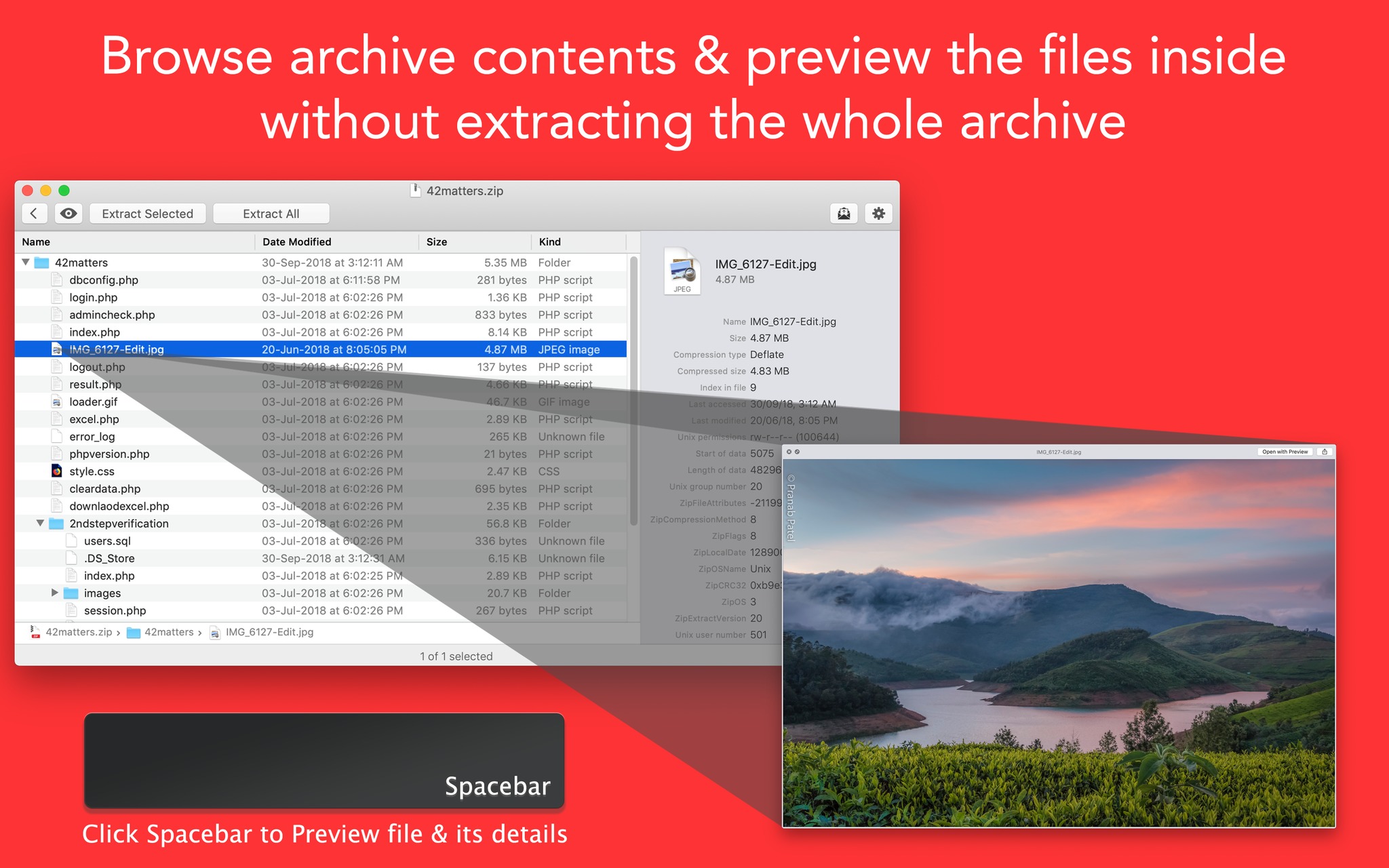 a-zippr-mac A-Zippr – Công cụ giải nén file Zip, Rar.. độc đáo