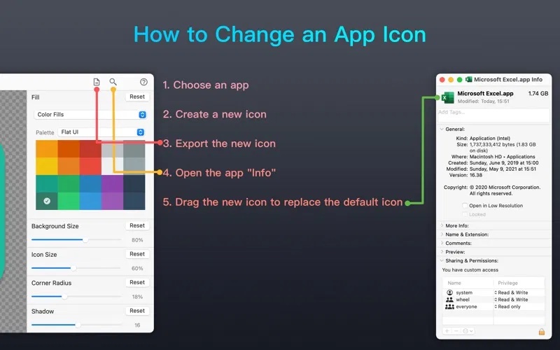 acon1 Acon – Tạo icon phong cách Big Sur