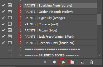 Seasonal Splendor PS ACTIONS Collection – Bộ Action chỉnh màu ảo diệu