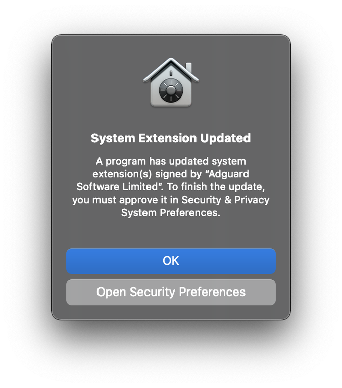 Sửa lỗi “Adguard won’t work correctly” khi cài trên Big Sur trở lên