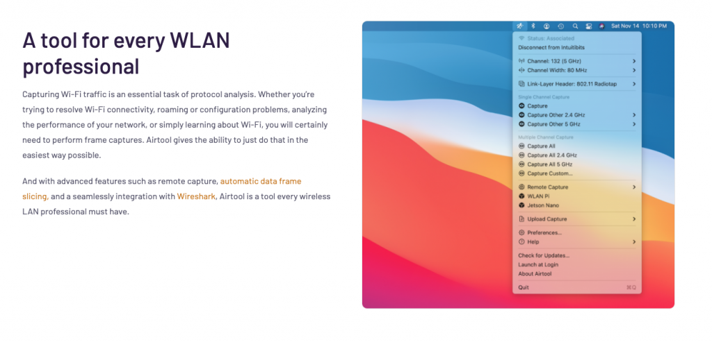 Airtool – Công cụ Capture Wi-Fi chuyên dụng