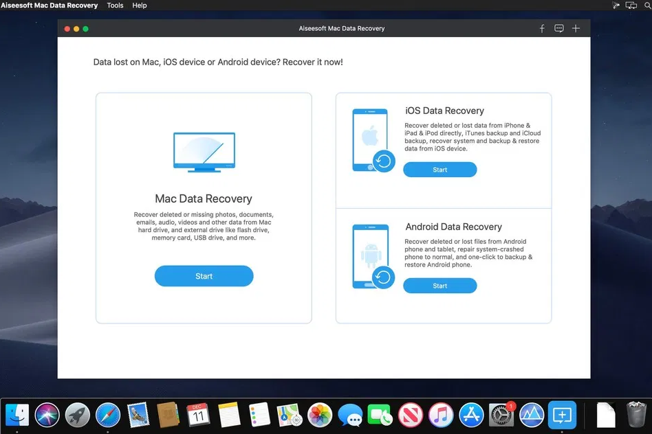 Aiseesoft Mac Data Recovery – Công cụ phục hồi dữ liệu trên Mac