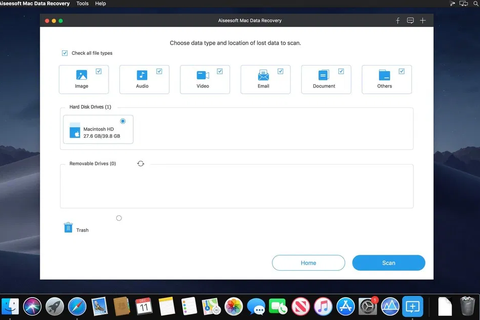 Aiseesoft Mac Data Recovery – Công cụ phục hồi dữ liệu trên Mac