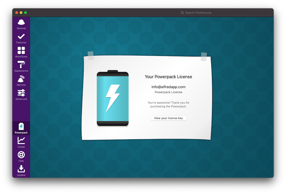 Alfred Powerpack 4 – Ứng dụng mạnh mẽ thay thế Spotlight