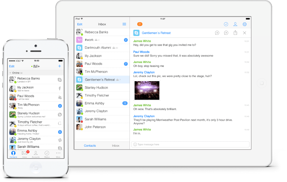 all-in-one-messenger IM + ứng dụng tin nhắn tất cả trong một.