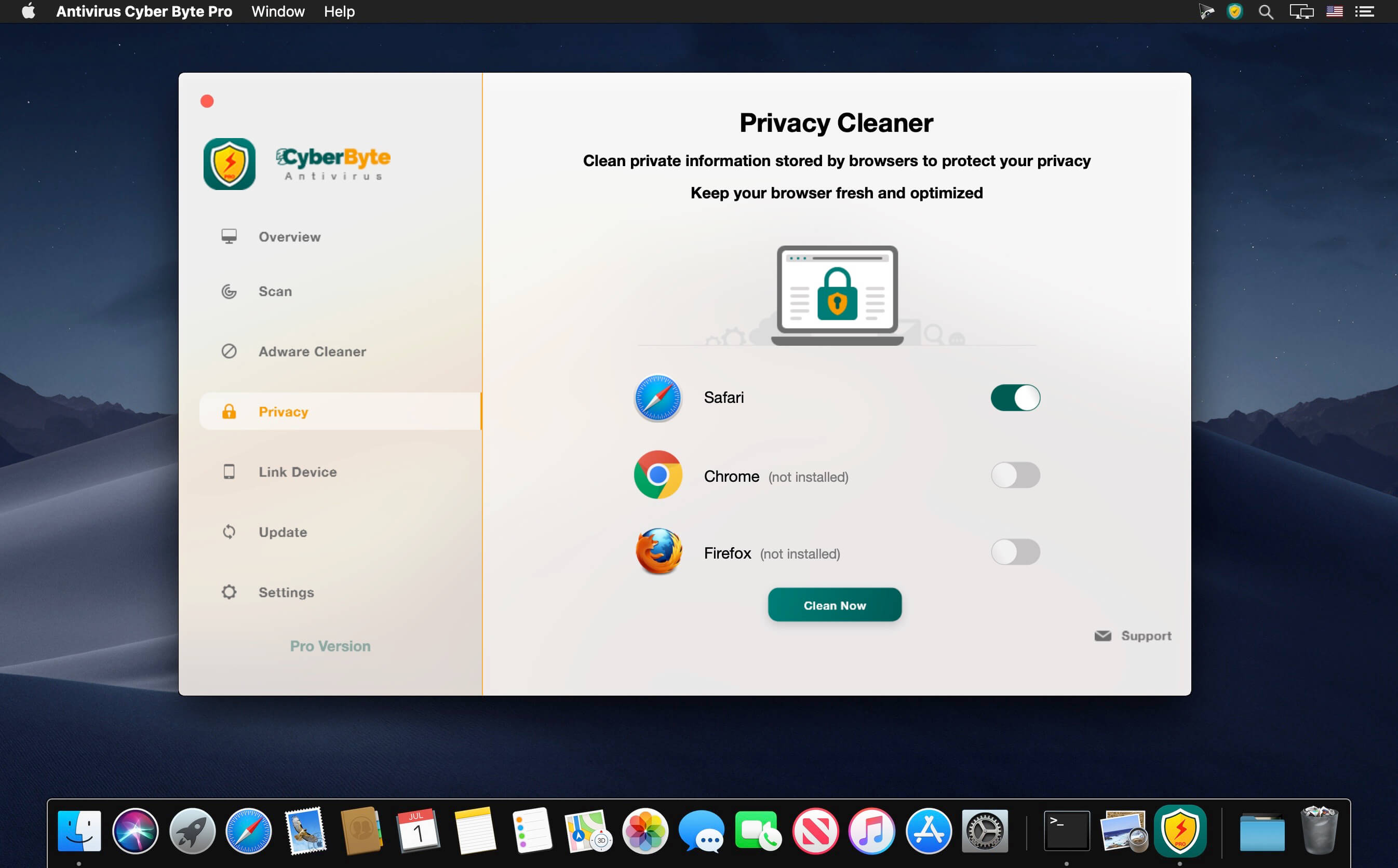 Antivirus Cyber Byte Pro – Phần mềm diệt Virus trên Mac