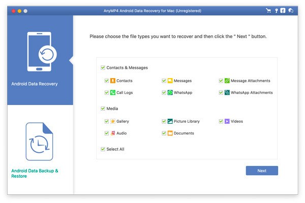 anymp4-android-data-recovery-2 AnyMP4 Android Data Recovery for Mac – Phần mềm phục hồi dữ liệu cho các thiết bị Android
