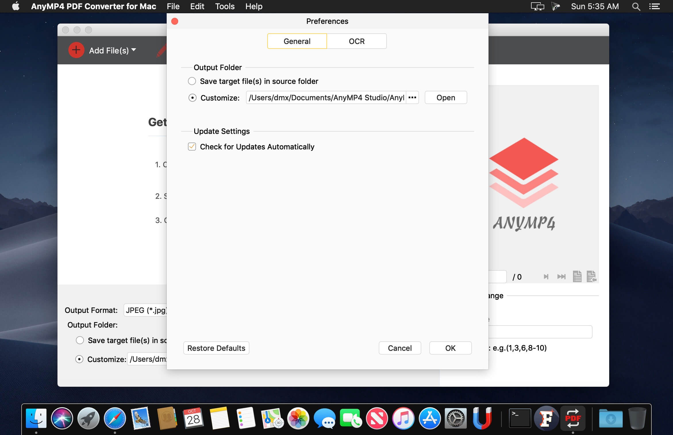 AnyMP4 PDF Converter – Công cụ chuyển đổi định dạng PDF gọn nhẹ