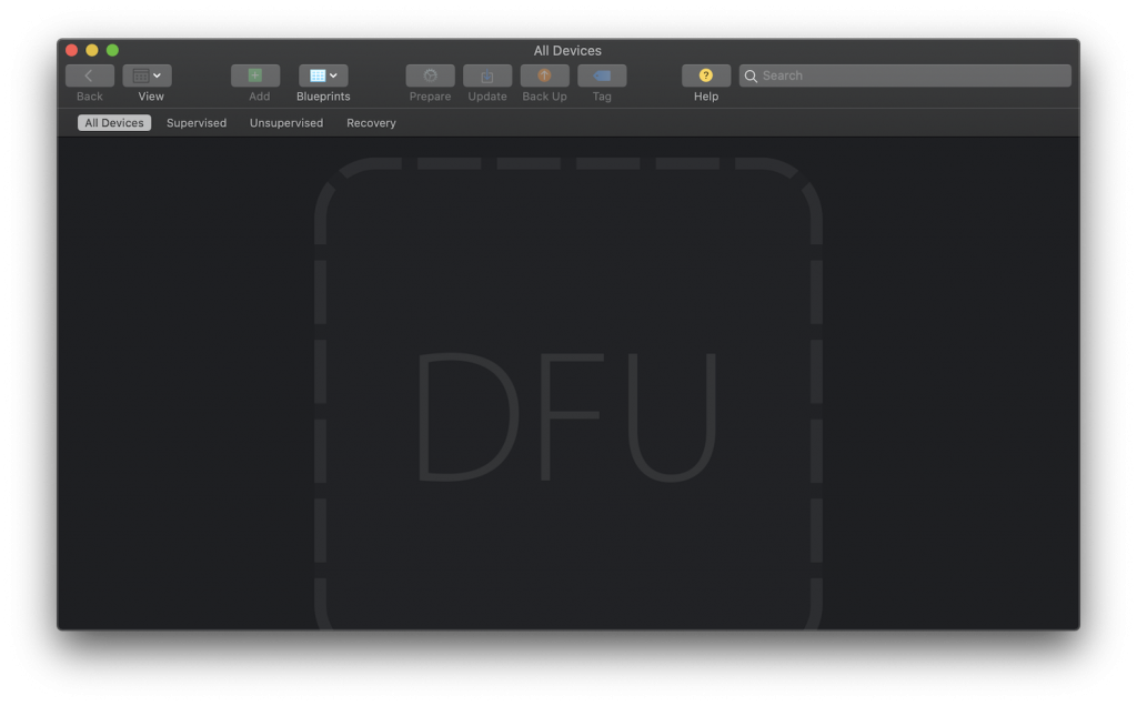 DFU + Apple Configurator 2 – Công cụ Restore, sửa lỗi firmware trên Chip Apple T2