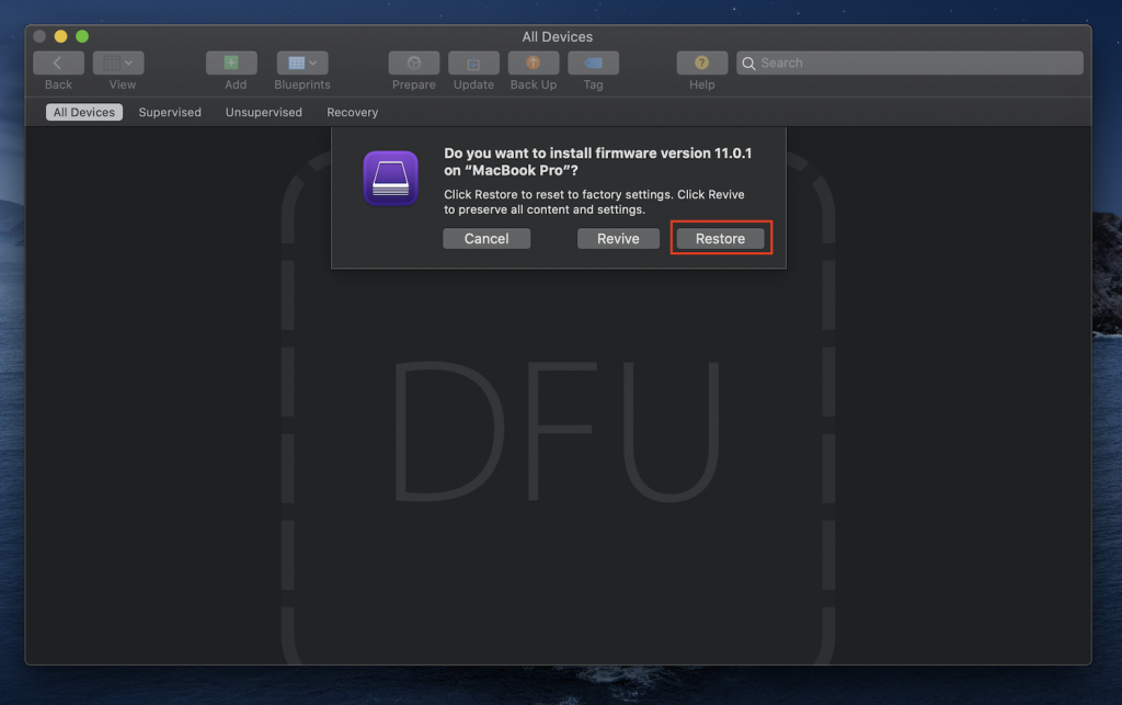 apple-configurator-2-huong-dan_9-1024x643-1 Cài lại Mac Silicon (M1) “sạch nhất” với Apple Configurator 2, DFU, File IPSW từ Apple