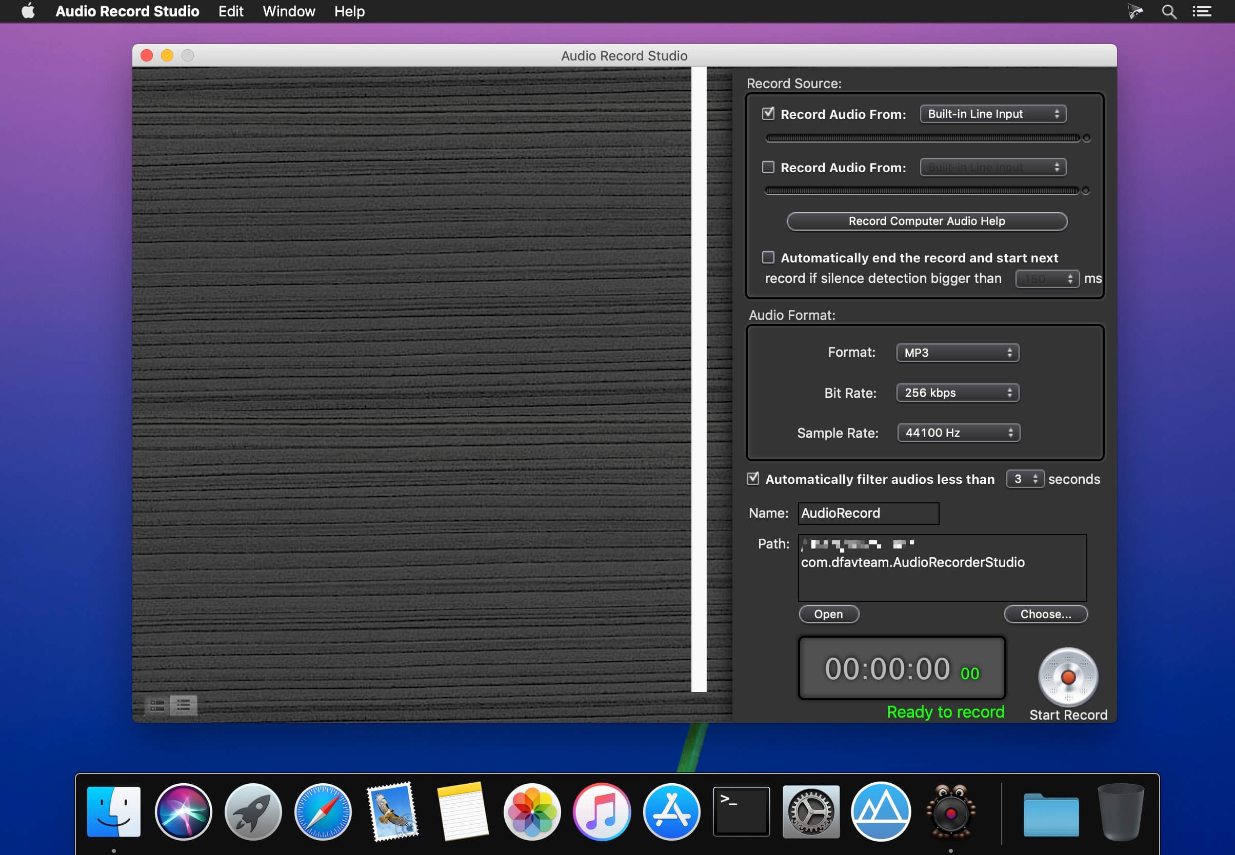 audio-record-studio_01 Audio Record Studio – Trình ghi âm chuyên dụng trên Mac