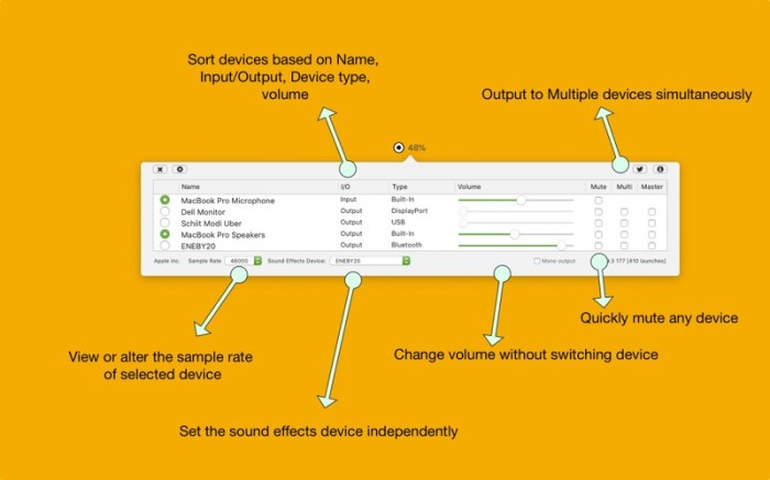 audioswitcher-cho-mac AudioSwitcher – Chuyển đổi nhanh giữa các thiết bị âm thanh