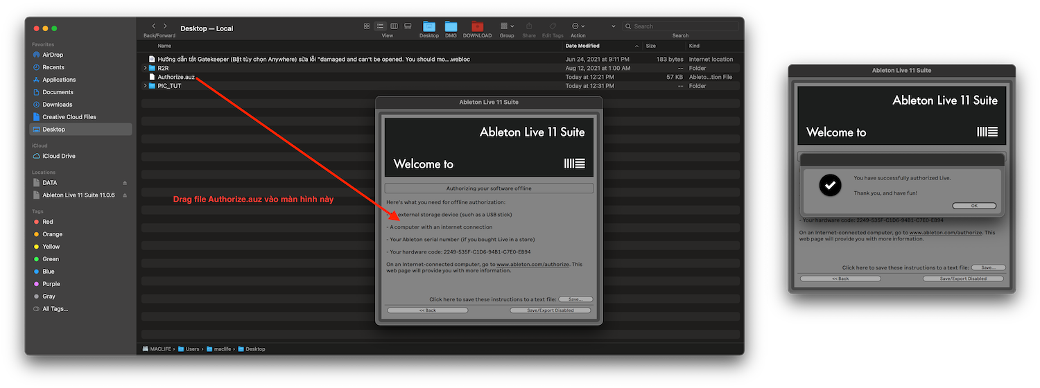 authorize_ableton_live_suite11 Ableton Live Suite 11 – Ứng dụng nhạc cụ ảo